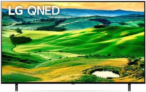 2022 Smart TV LG 55" 4K Quantum Dot NanoCell 55QNED80 120Hz FreeSync 4x HDMI 2.1 ThinQAI Google Alexa