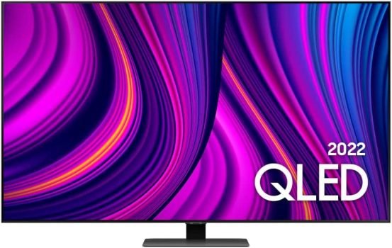 Samsung Smart TV 50" QLED 4K 50Q80B 2022, Modo Game, Processador com IA, Som em Movimento Lite 50"