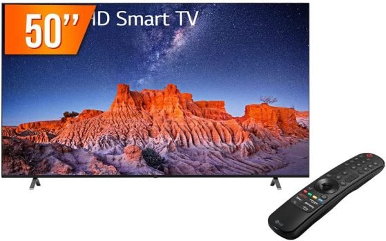 TV LG 50" LED 4K UHD Smart Pro 50UQ801C0SB
