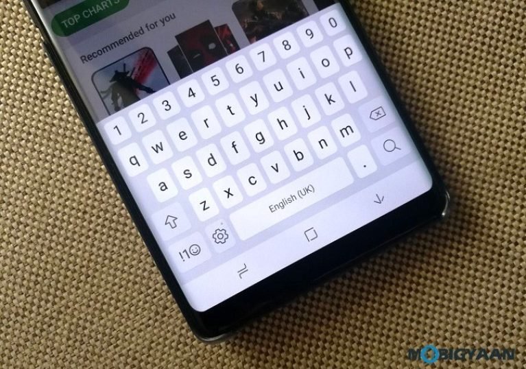 como ativar o teclado do celular samsung