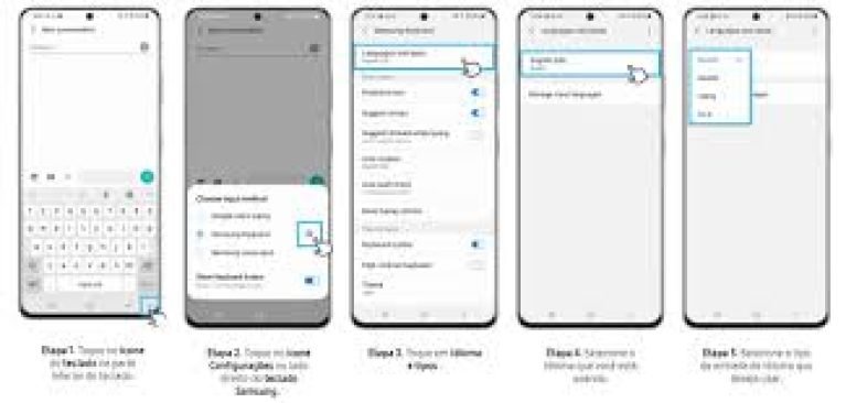 como aumentar as letras do teclado do celular samsung